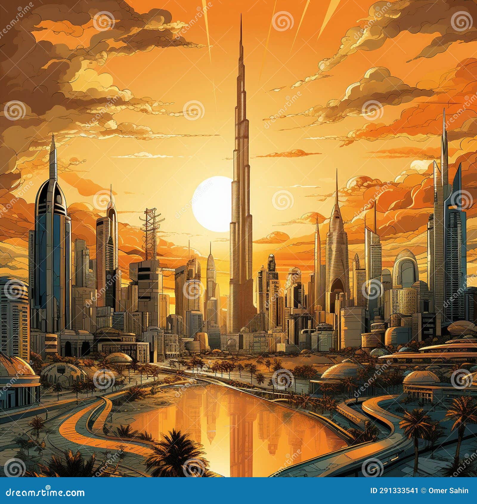 The Oasis of Tomorrow: a Glimpse into Dubai S Futuristic Metropolis Surrounded by Timeless Sands 