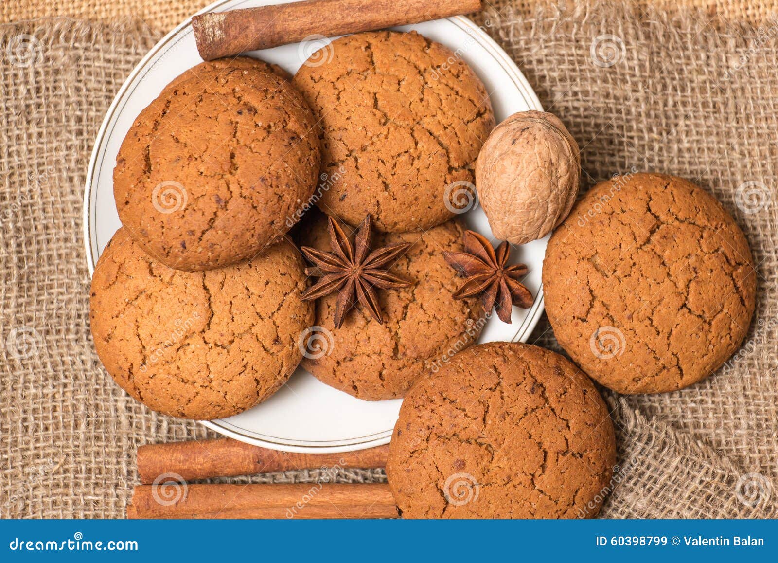 Oat biscuits cookie stock image. Image of baked, closeup 60398799