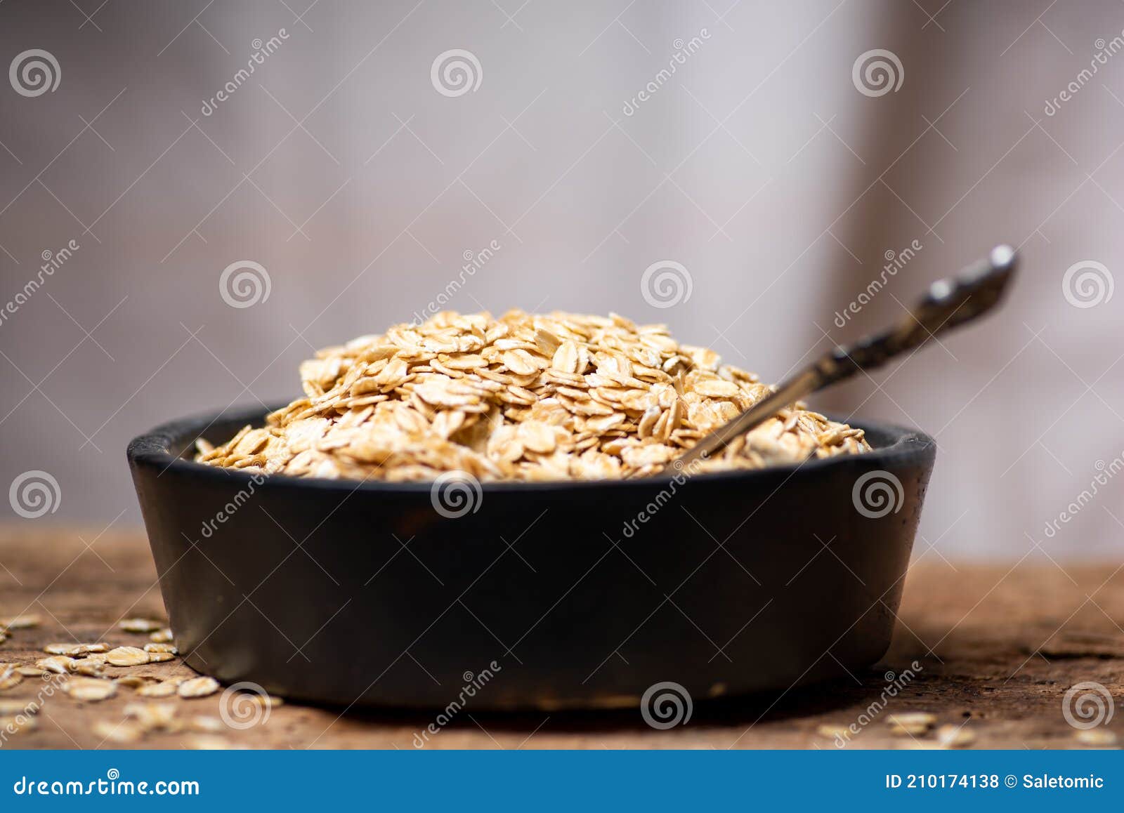 Oat Breakfast Cereals in a Bowl Stock Photo Image of crunchy, healthy