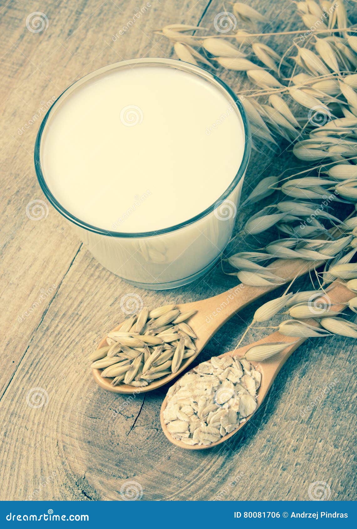 Oat Milk, the Concept of a Vegetarian Diet. Stock Photo Image of