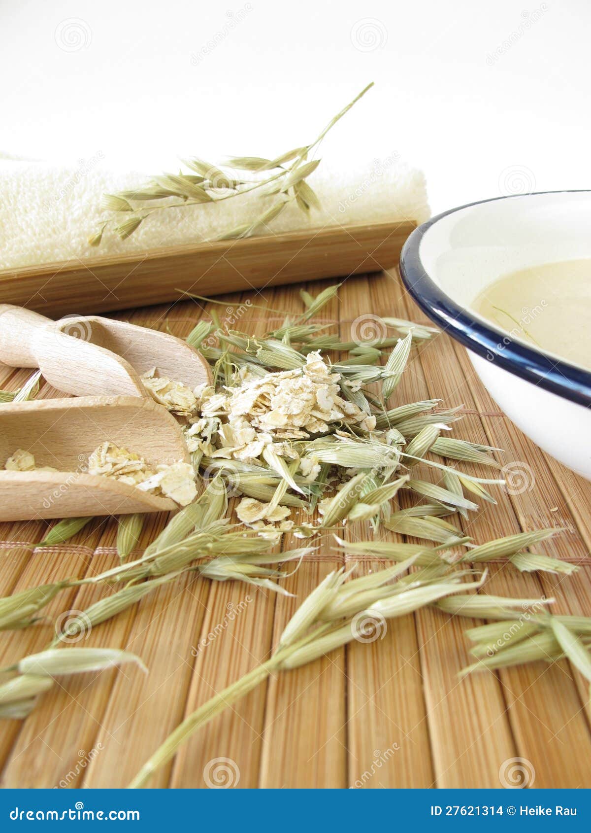 Oats milk bath stock photo. Image of natural, skin, healing 27621314