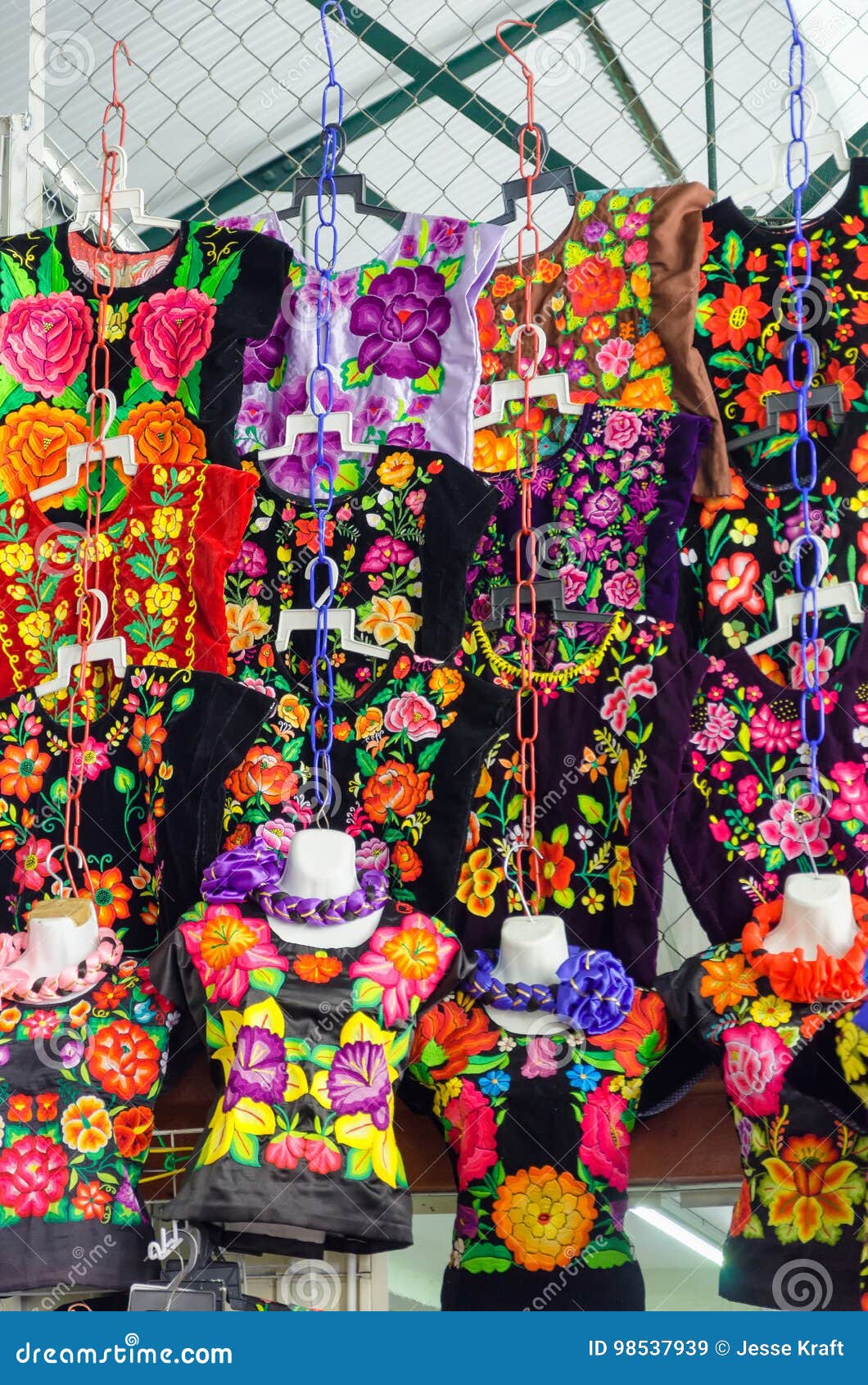 Beautiful Traditional Blouses in Oaxaca Editorial Stock Image - Image ...
