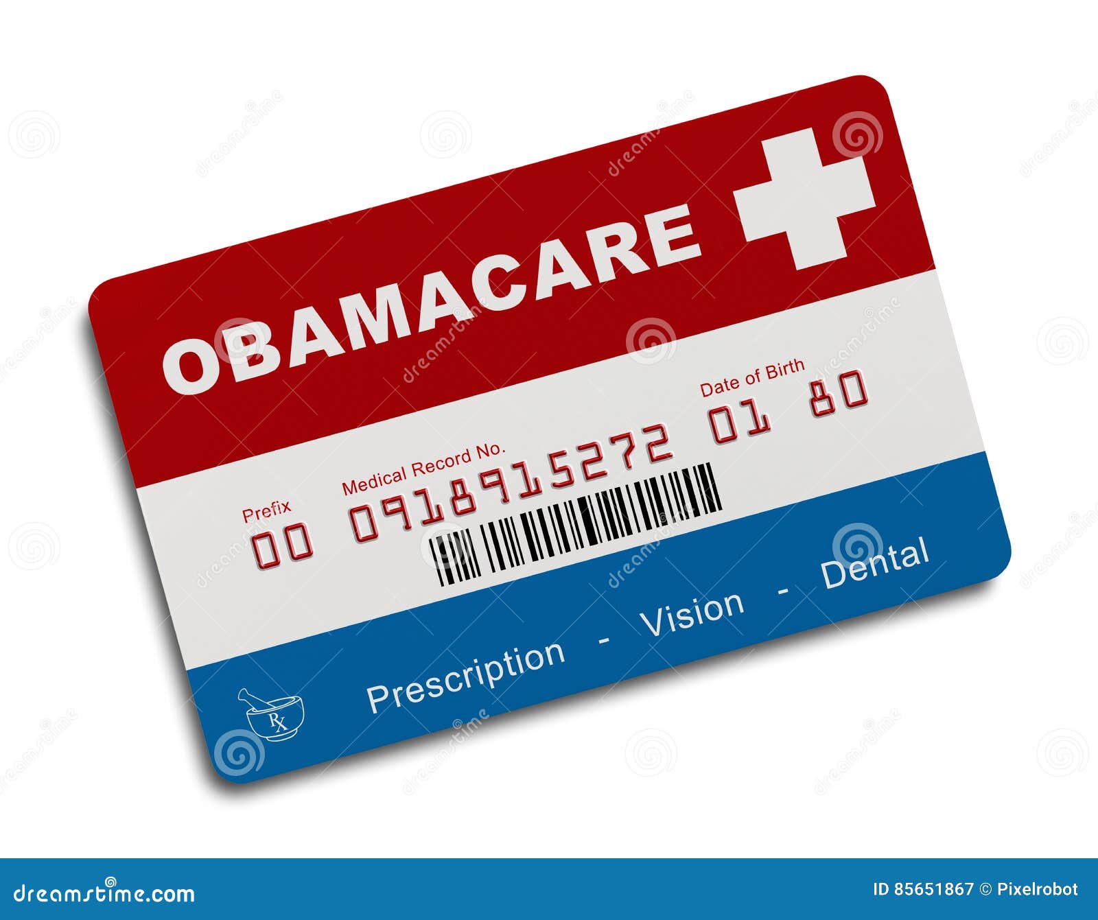 Obamacare Insurance Card editorial photography. Illustration of care