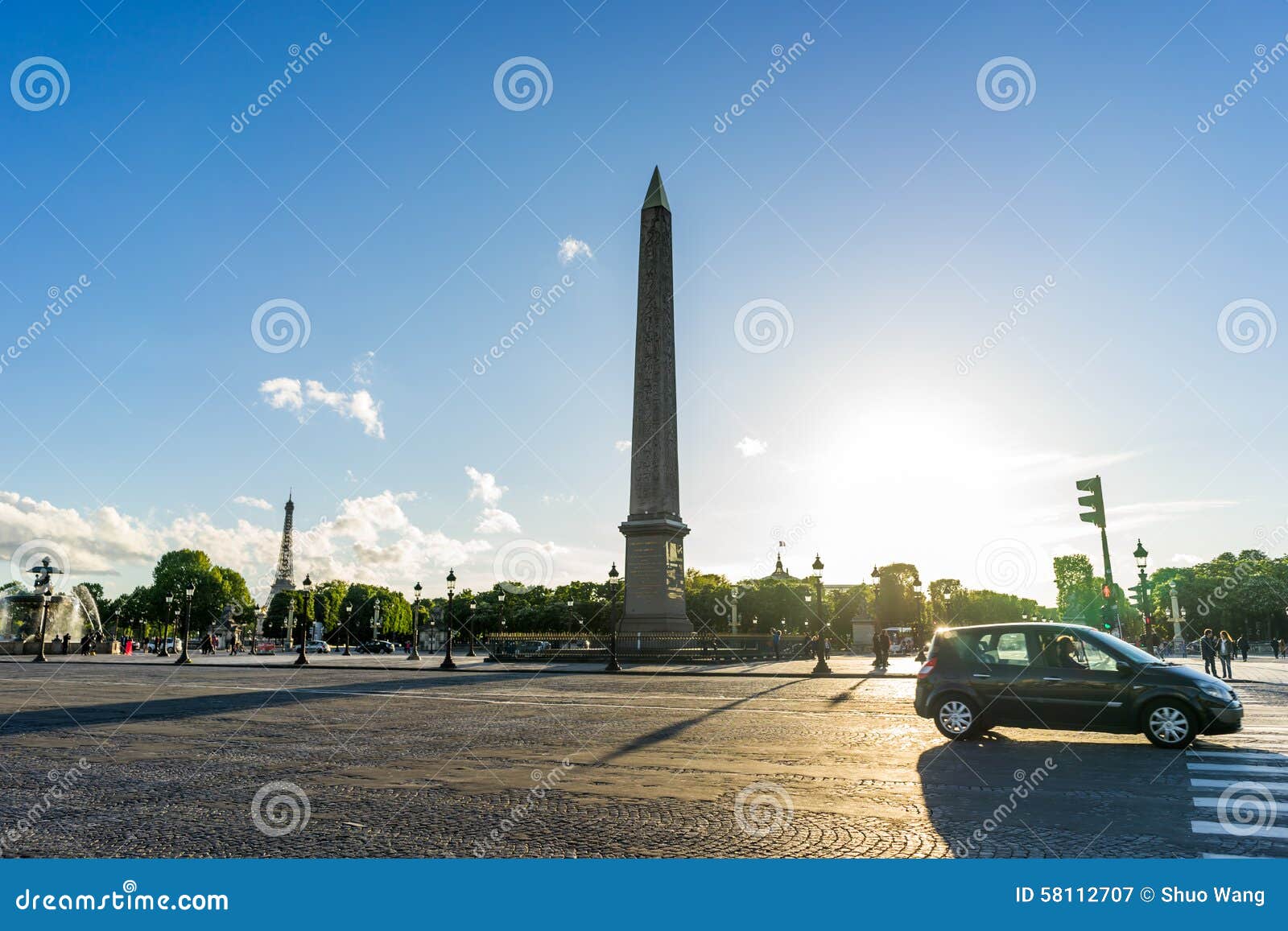 Obelisk Monument Paris editorial photography. Image of cityscape 58112707