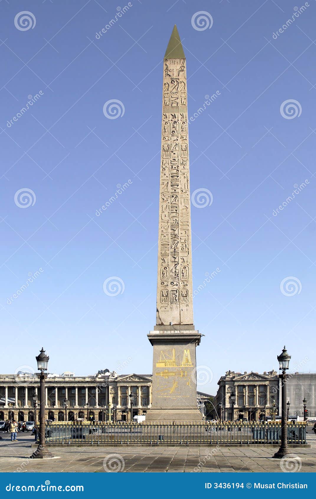 Obelisk of Paris stock photo. Image of ancient, obelisk 3436194