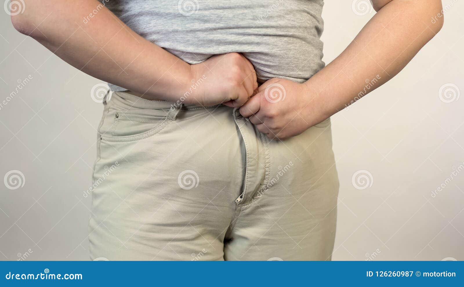 Obese Woman Buttons Trousers, Insecure about Saggy Belly, Hiding  Imperfections Stock Image - Image of obese, insecurities: 126260987