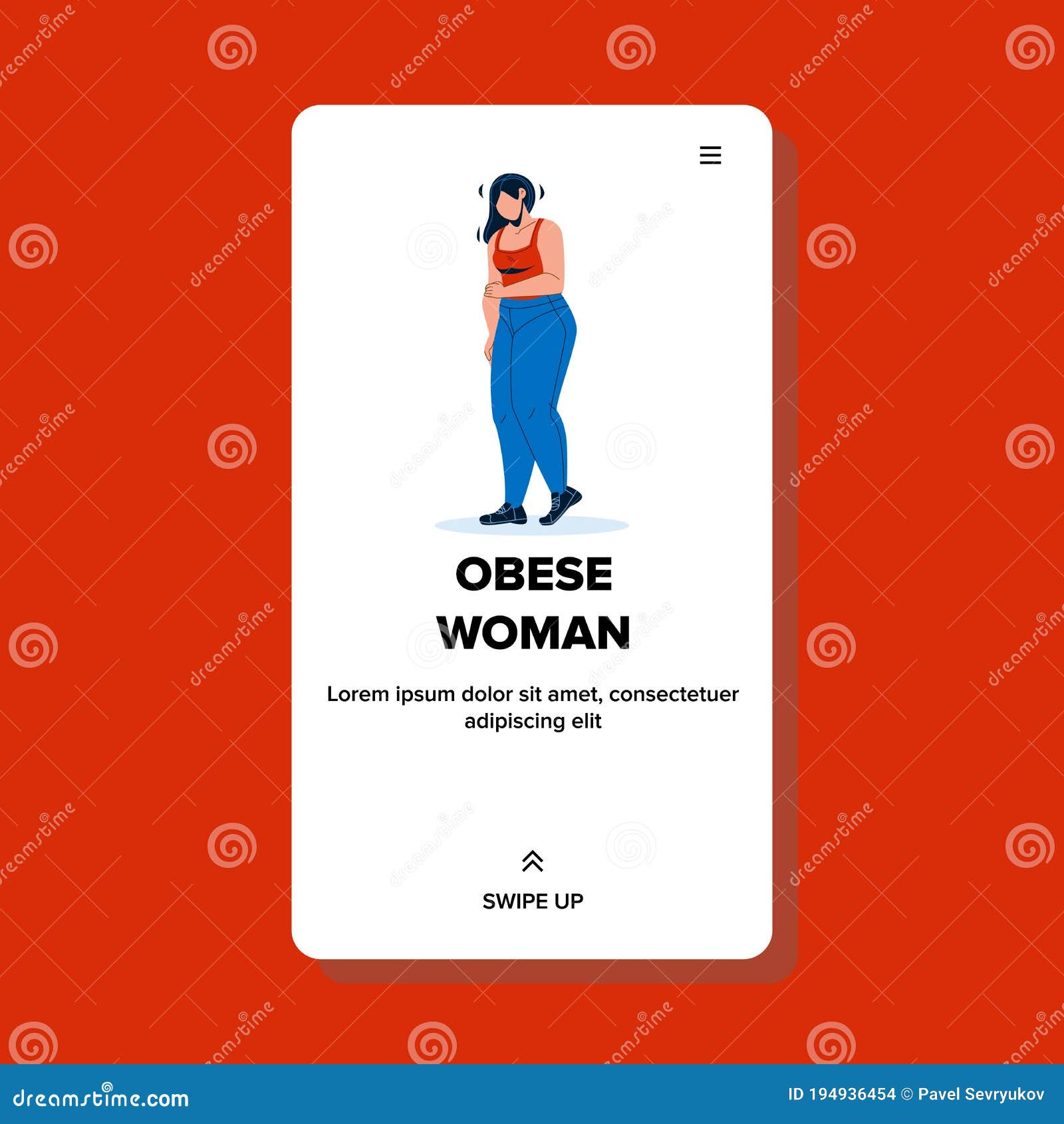 Sadness Overweight Worker Carrying Box With Things Dismissal Concept ...