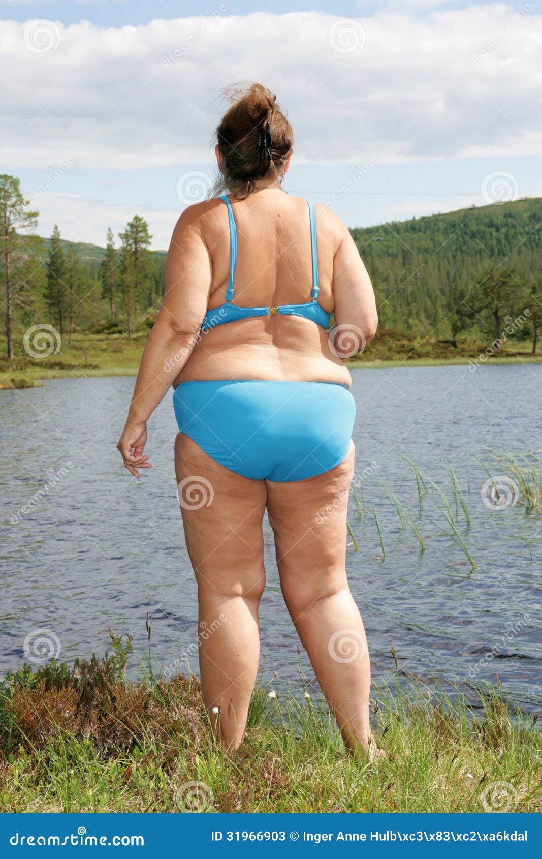 909 Bikini Obese Stock Photos