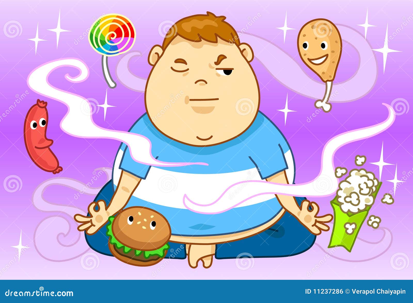 Obesidad y dieta stock de ilustración. Ilustración de dieta - 11237286