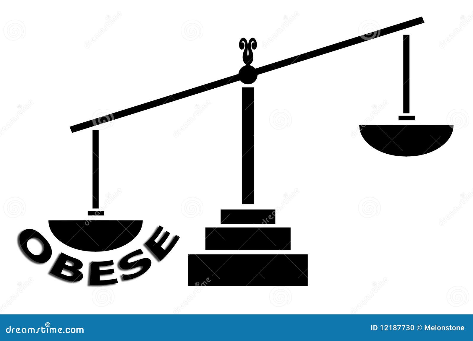 Obesity Scales Stock Photo Image 12187730