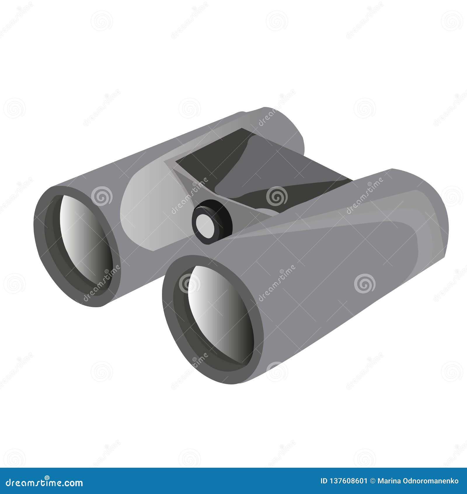 Binocular Vector Object for Marketing and Shopping Stock