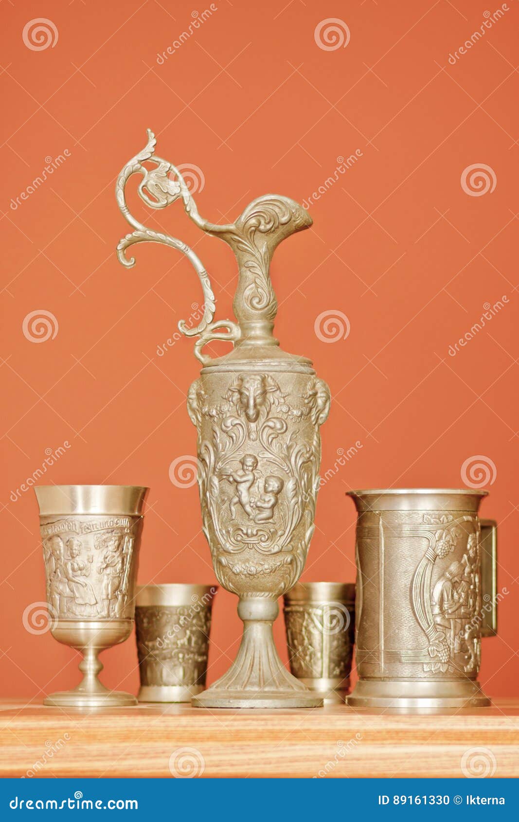 Objects of Decorative Utensils. Design Items Stock Photo Image of