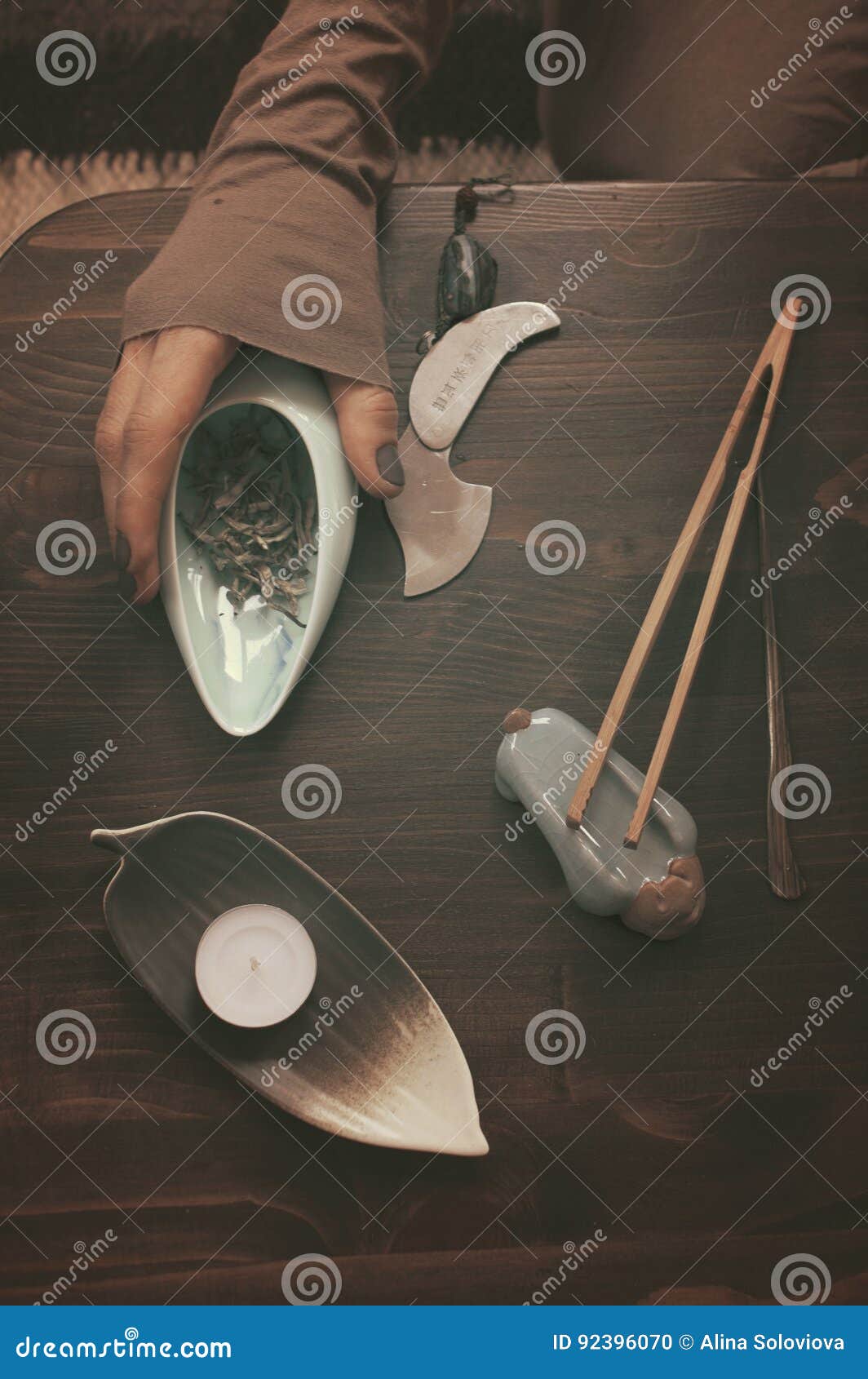Objects for tea ceremony stock photo. Image of concepts 92396070