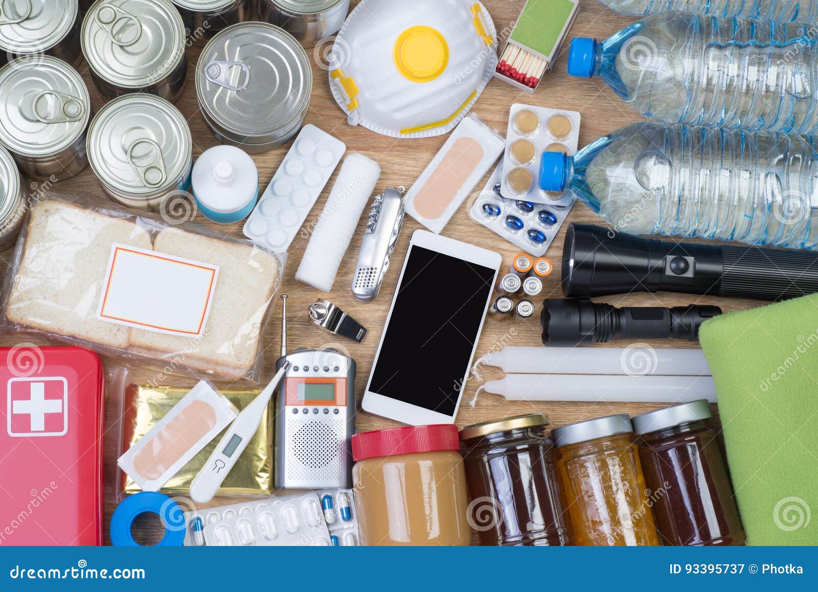 objects useful in emergency situations such as natural disasters