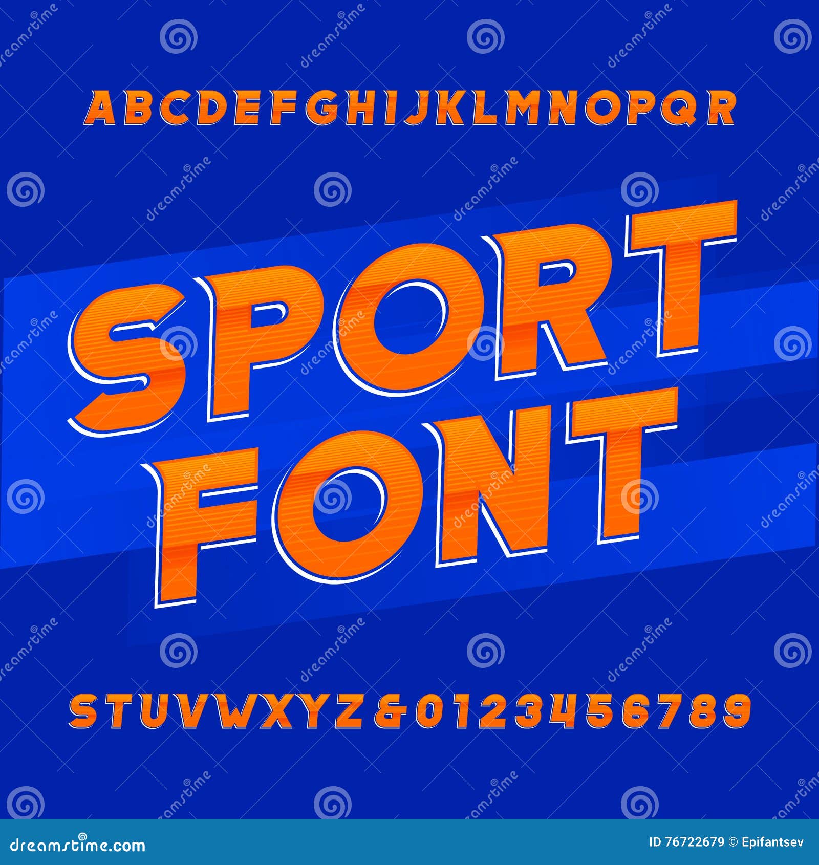 oblique alphabet  font. sport style typeface for labels, titles, posters or sportswear transfers.
