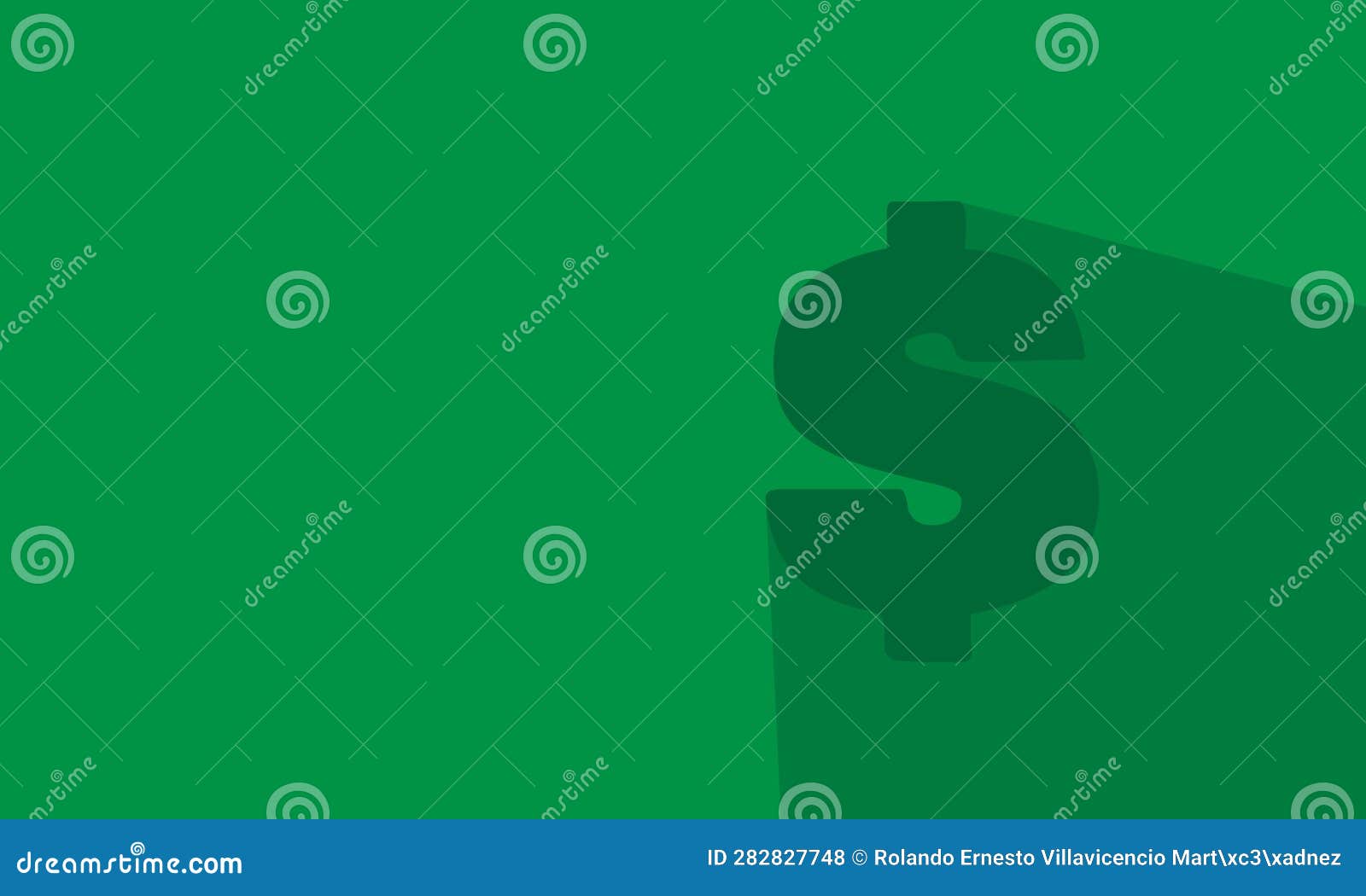 dollar  on green background. money and finances.