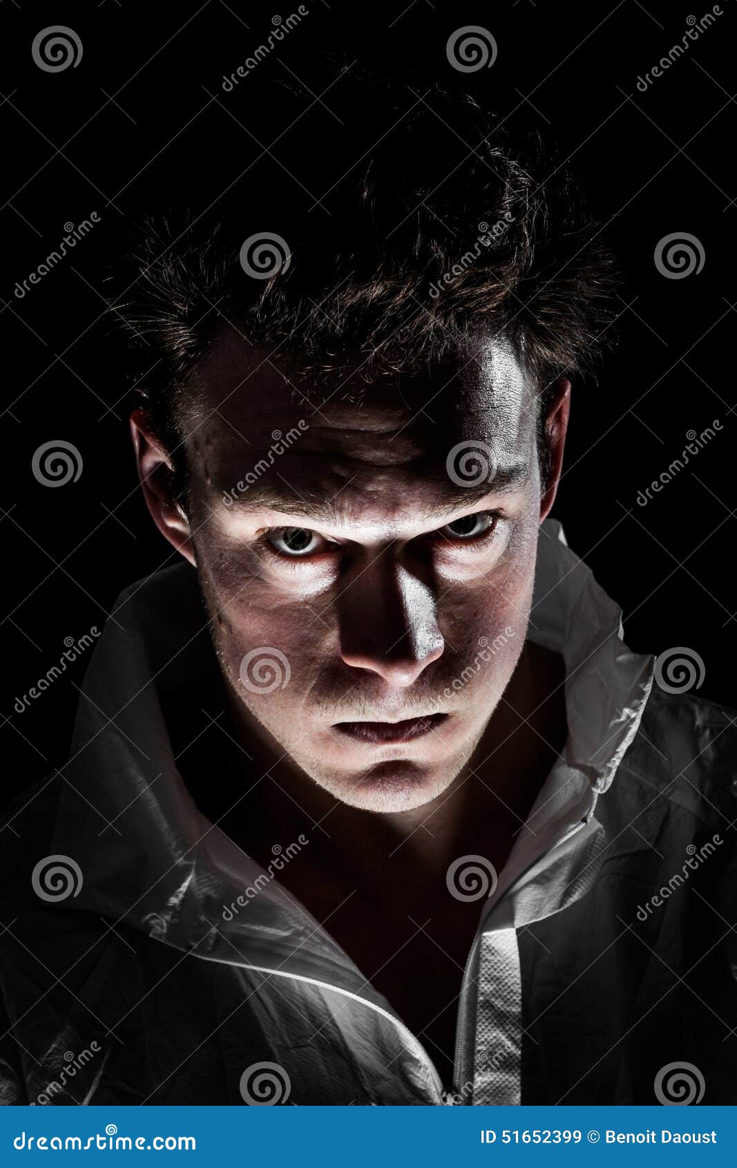 Obscure Freaky Psycho Man stock image. Image of bizarre - 51652399