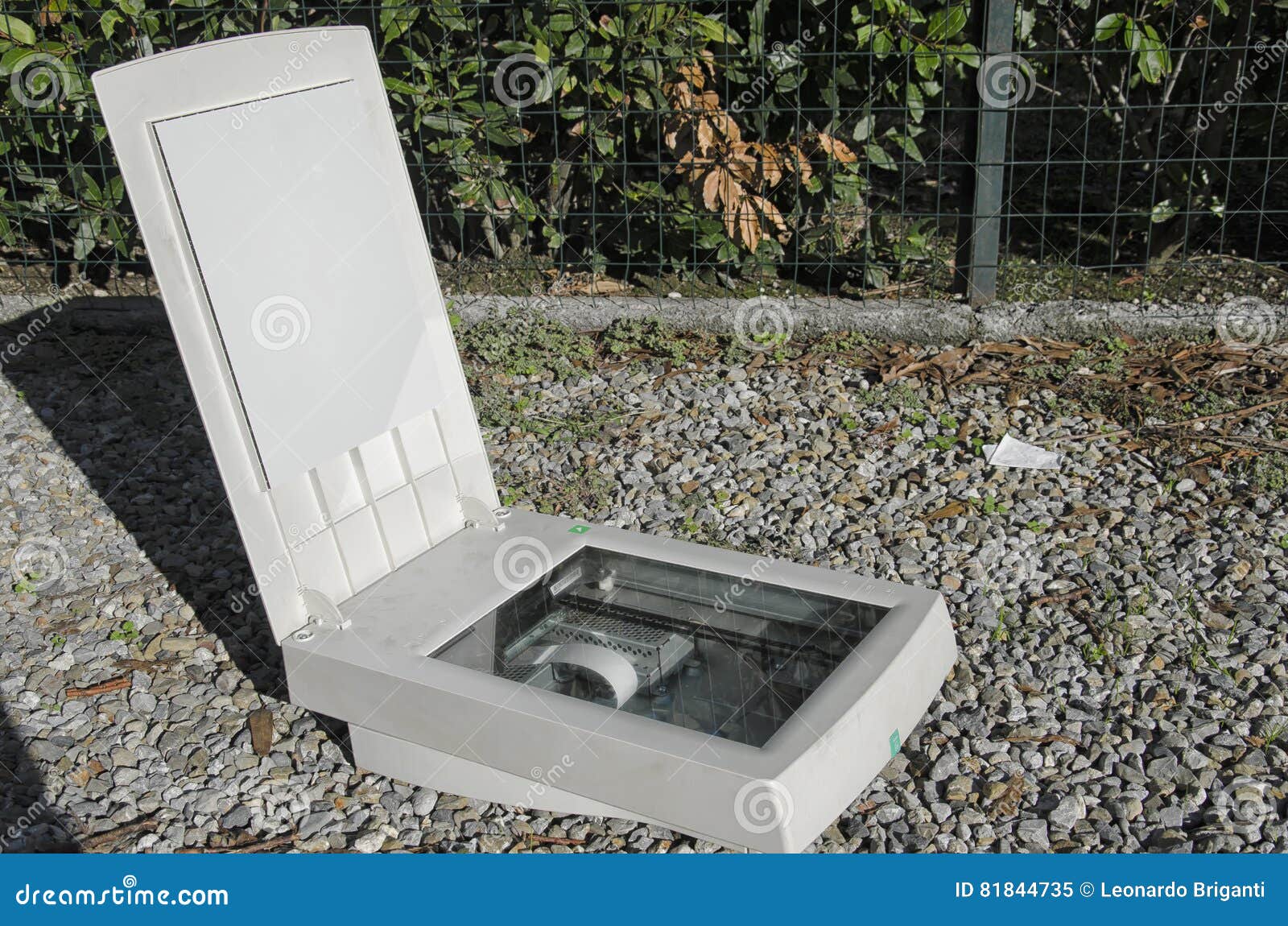 An Obsolete Flatbed Scanner Stock Image Image of bulky, scanner 81844735