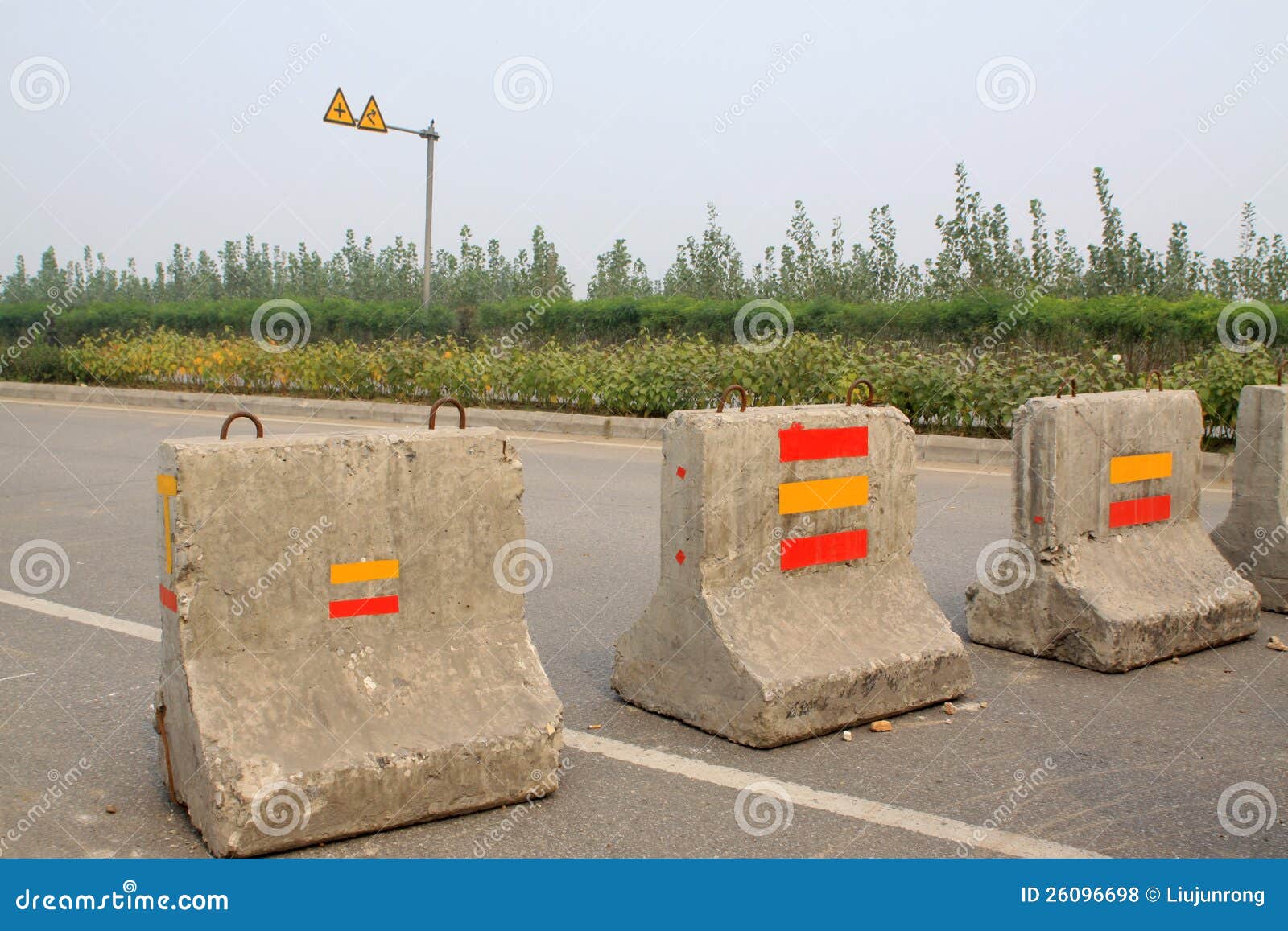obstacles on the road