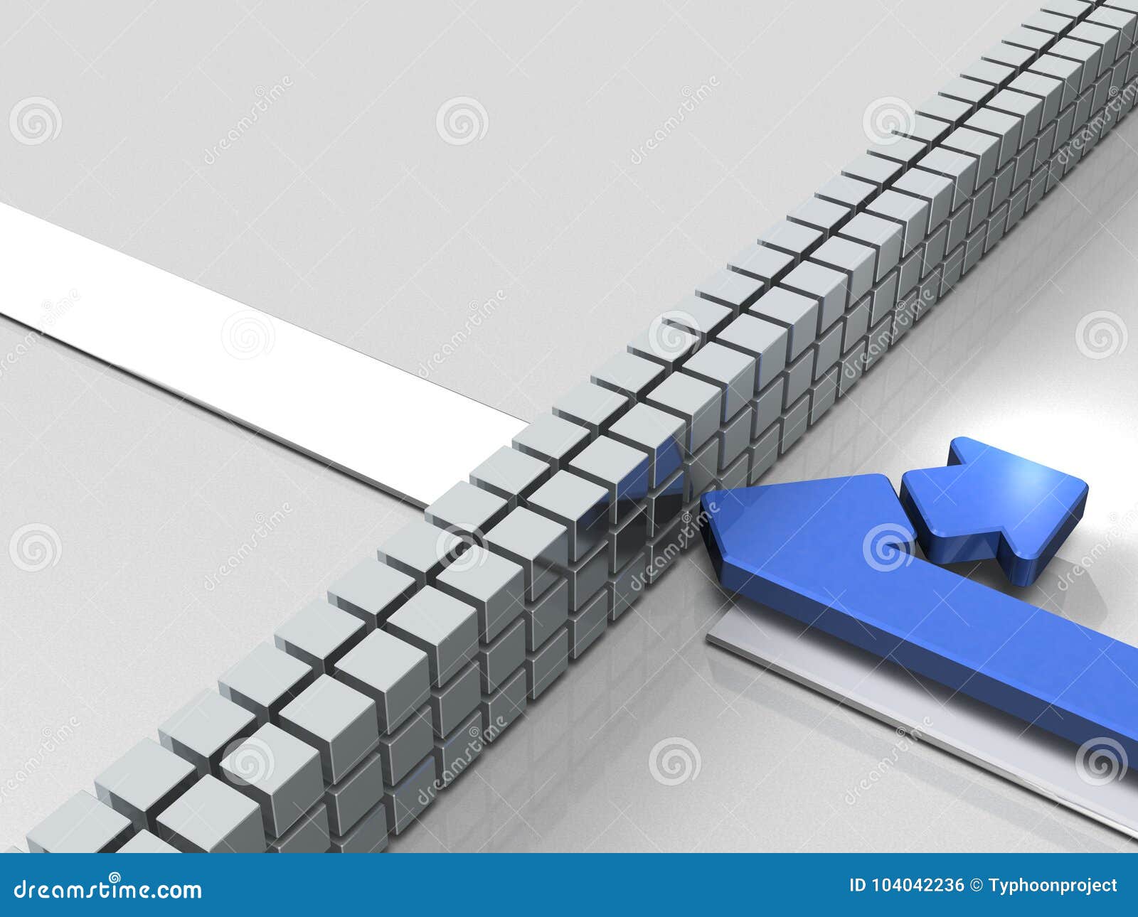 Obstacles To the Course. the Arrow Turns Back. it Represents