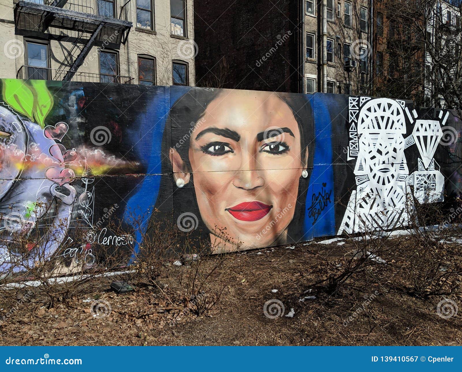 Ocasio-Cortez mural
