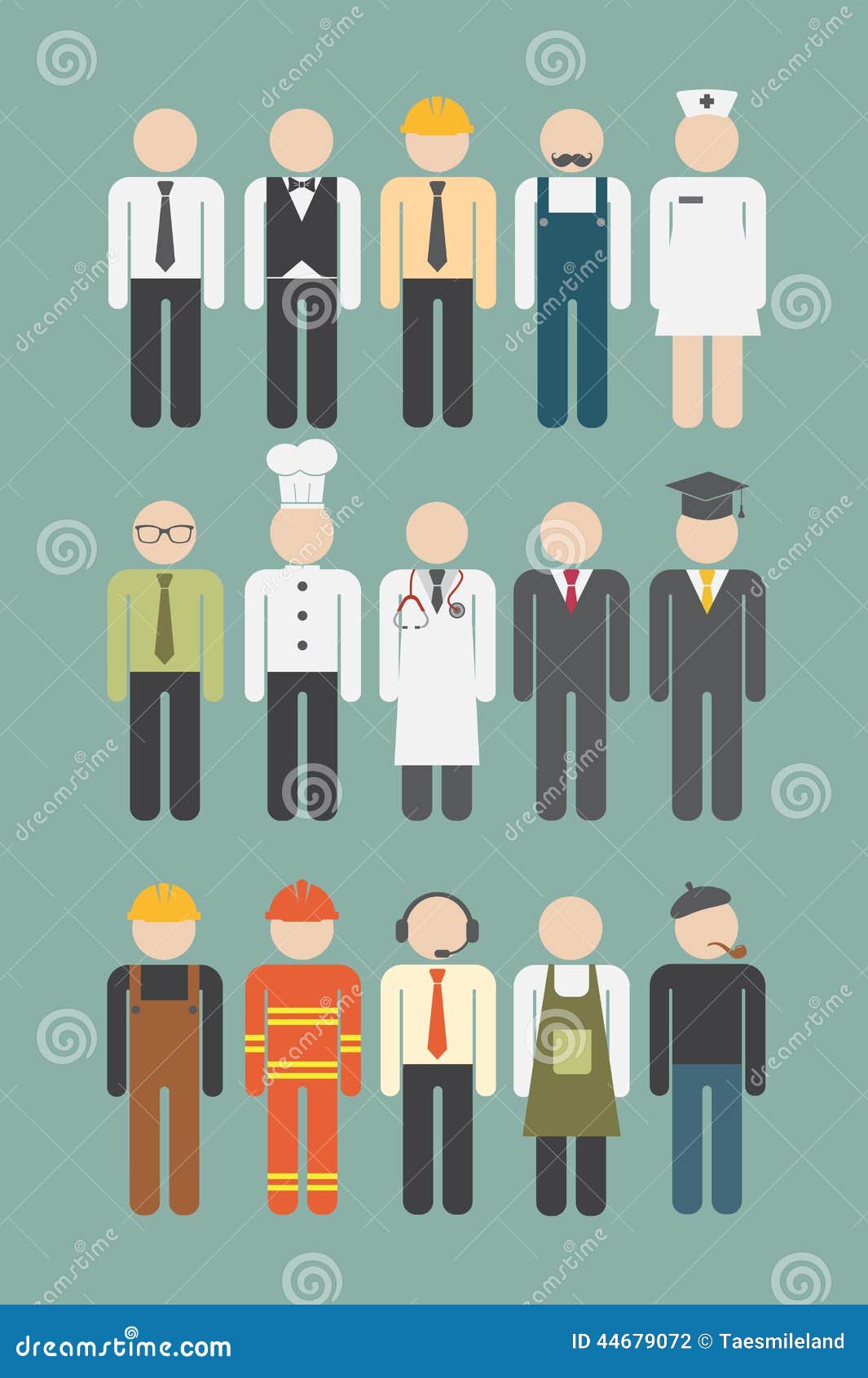 Occupation icon stock vector. Illustration of worker - 44679072