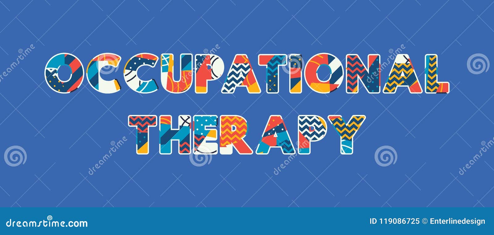 occupational therapy concept word art 
