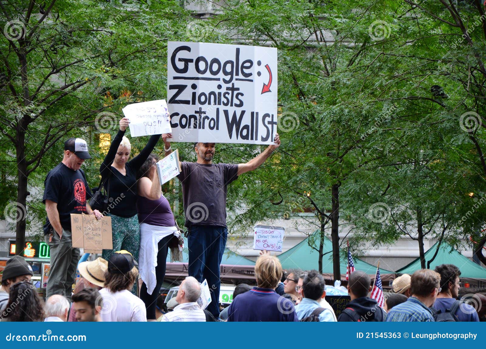 Occupy Wall Street Protest editorial stock photo. Image of protest