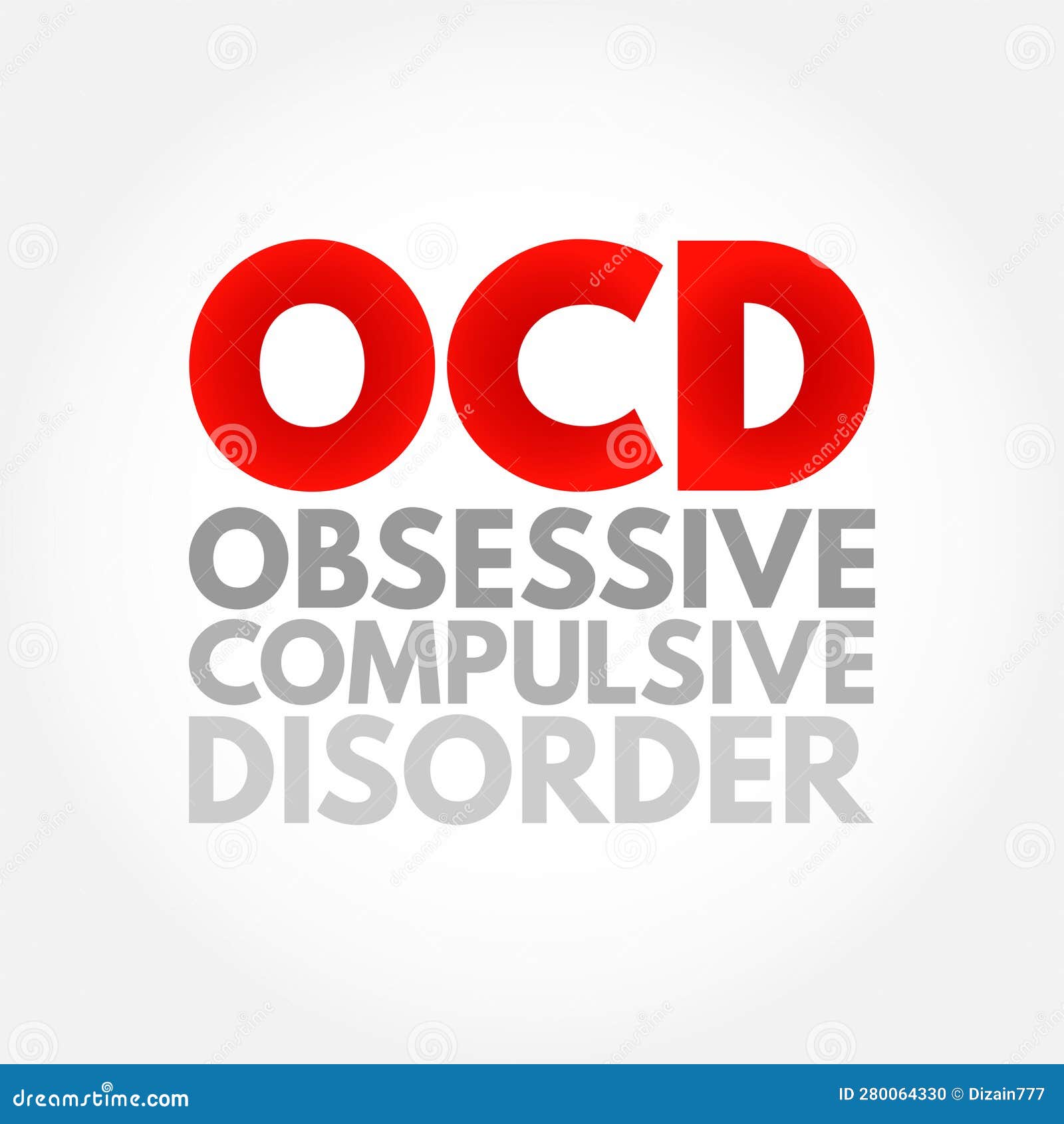 OCD Obsessive Compulsive Disorder Mental And Behavioral Disorder In