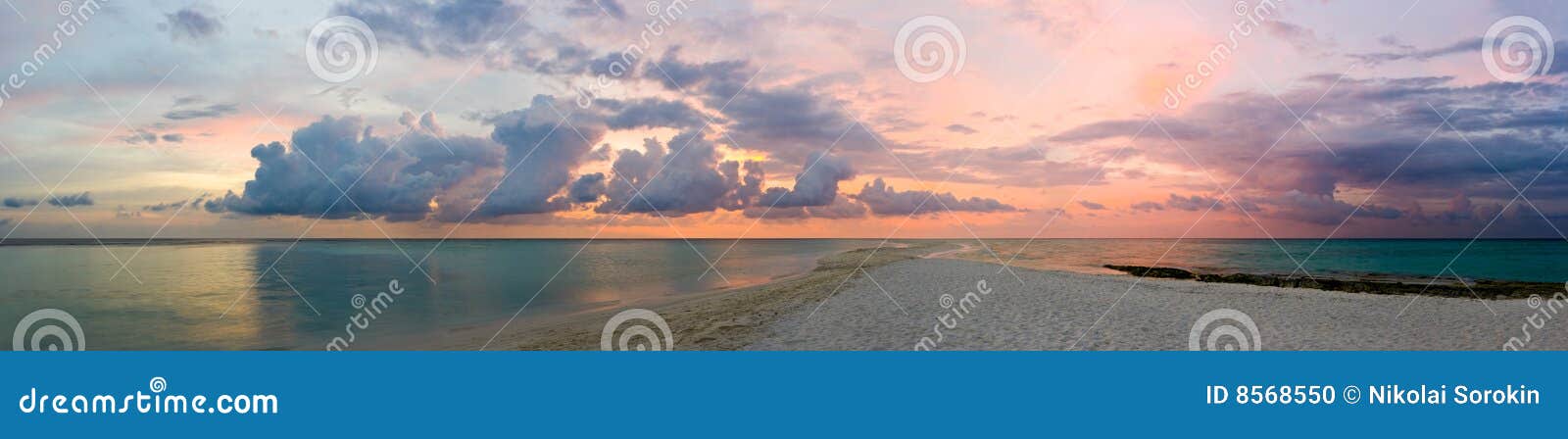 ocean, beach and sunset