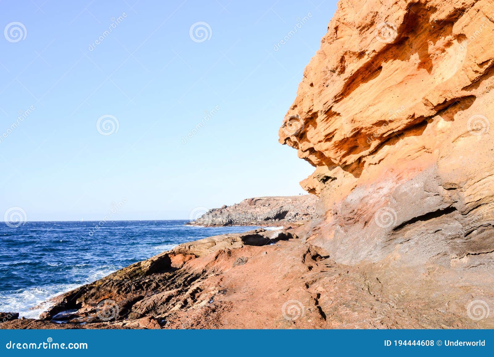ocean coast's view montana amarilla tenerife