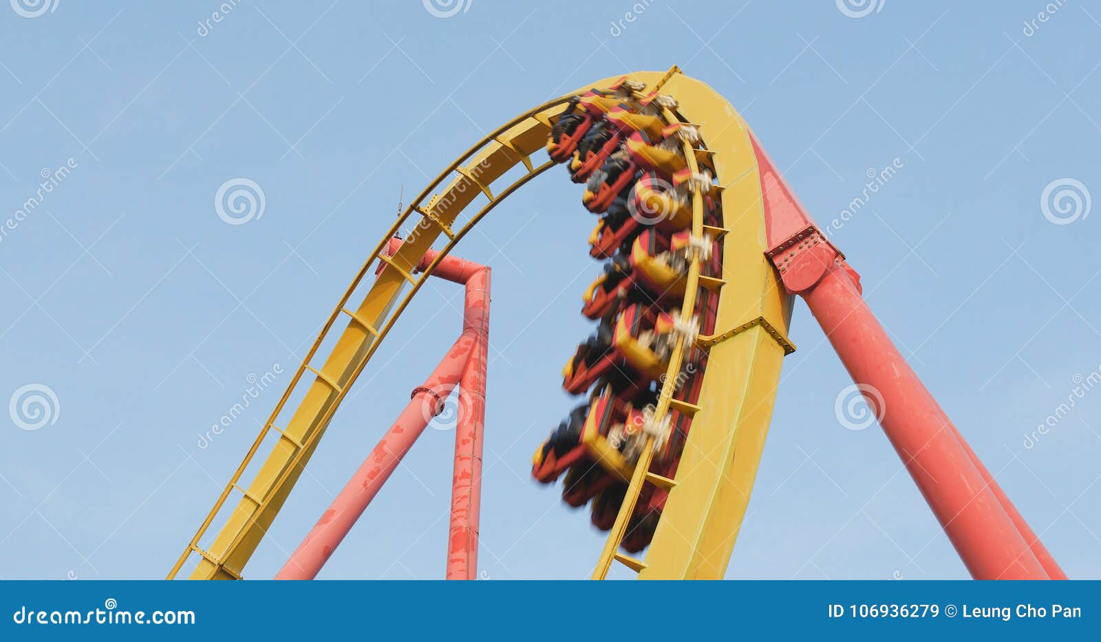 Ocean Park, Hong Kong, 09 December 2017:- Roller Coaster in Amusement