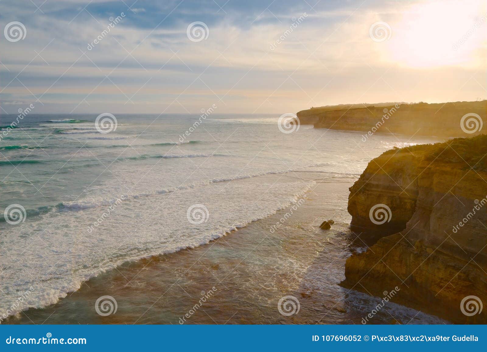 Ocean Rocky Shoreline stock photo. Image of nature, southern - 107696052