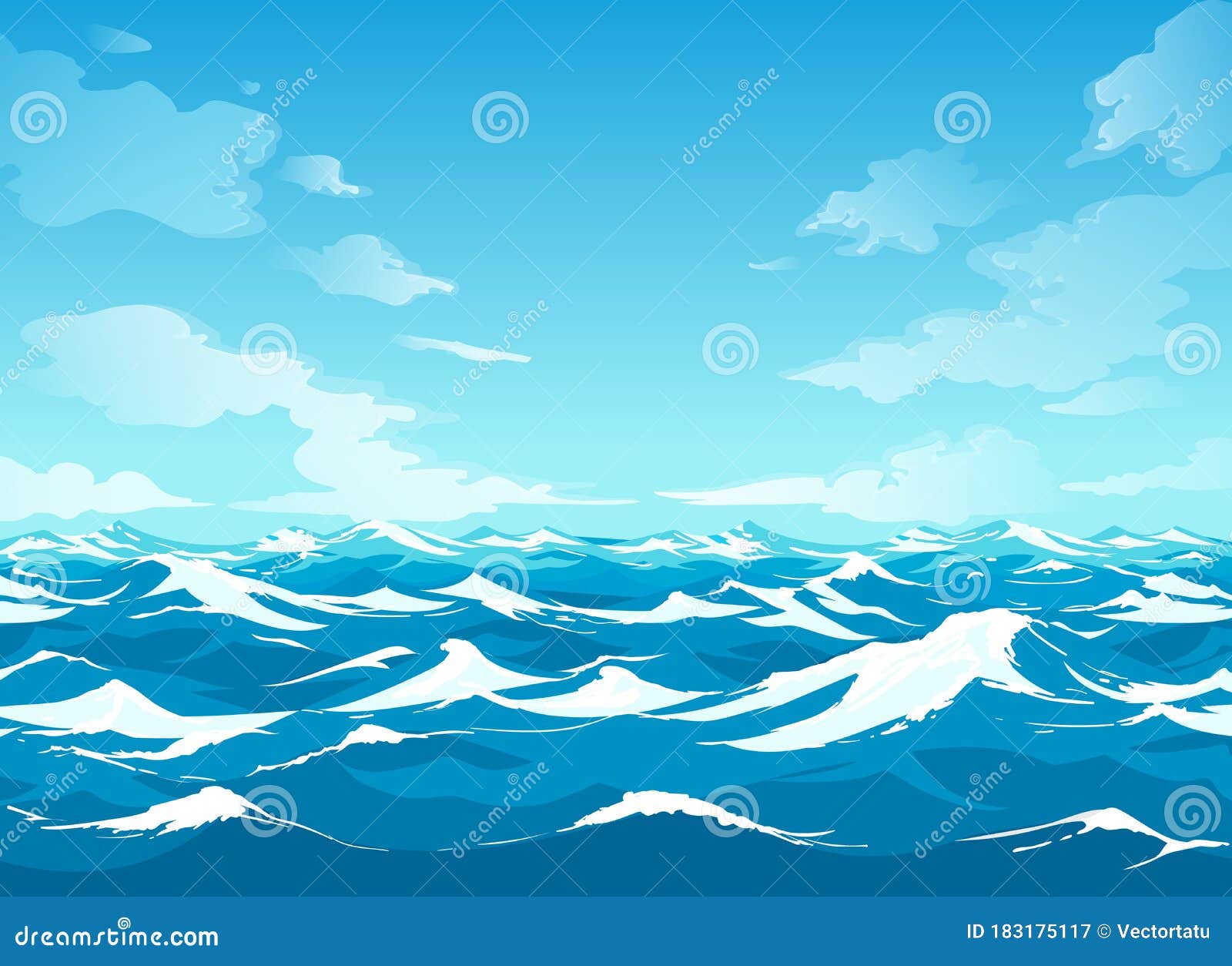 ocean surface waterscape