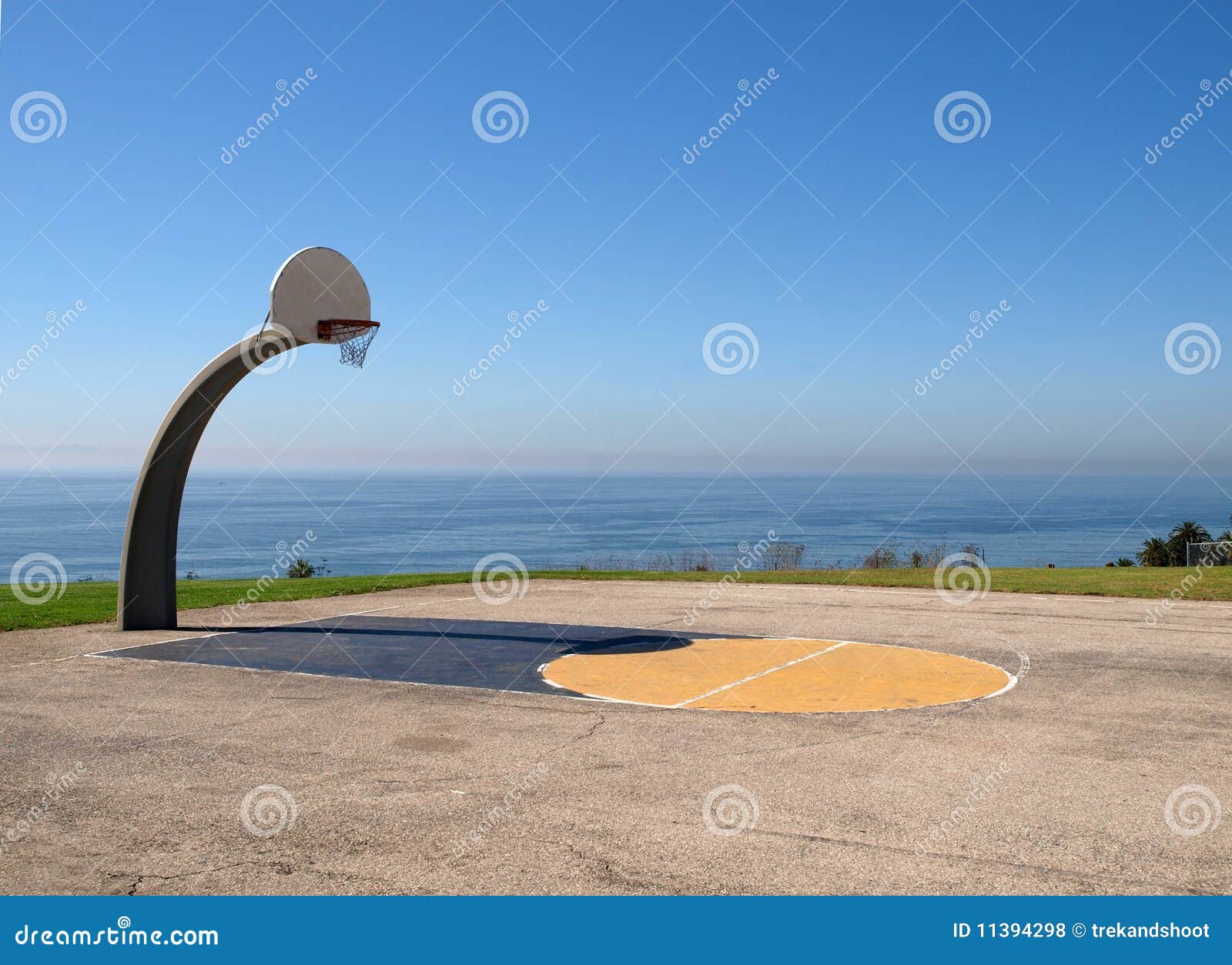 Ocean View Basketball stock photo. Image of ball, blue 11394298