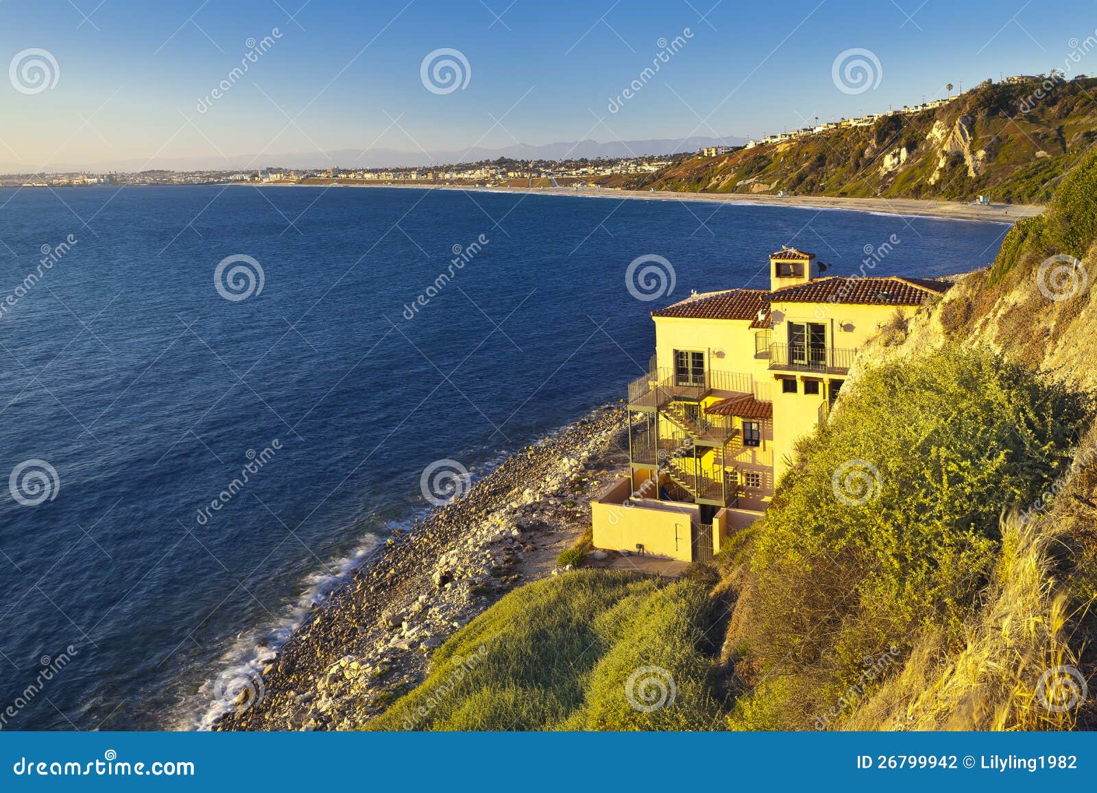 Ocean view house stock photo. Image of waves, nature 26799942