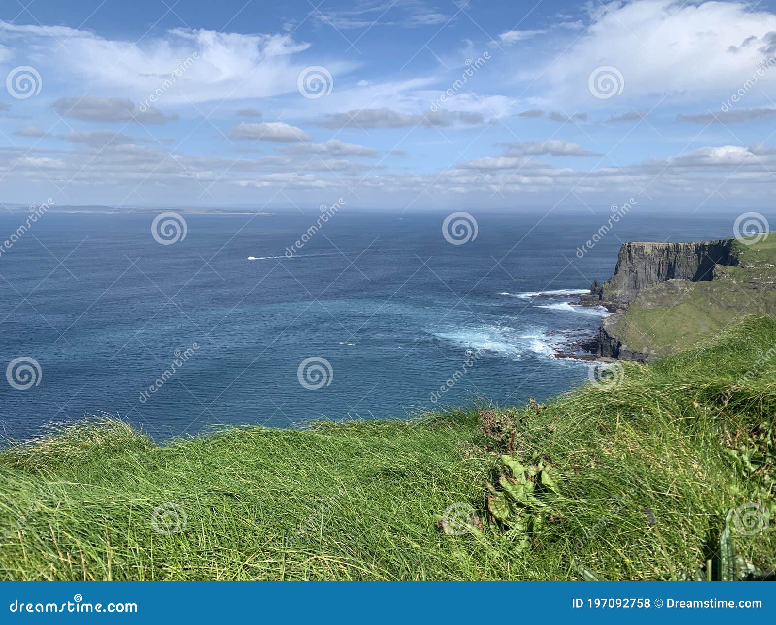 Cliffs stock photo. Image of ocean, ireland, view, nature 197092758