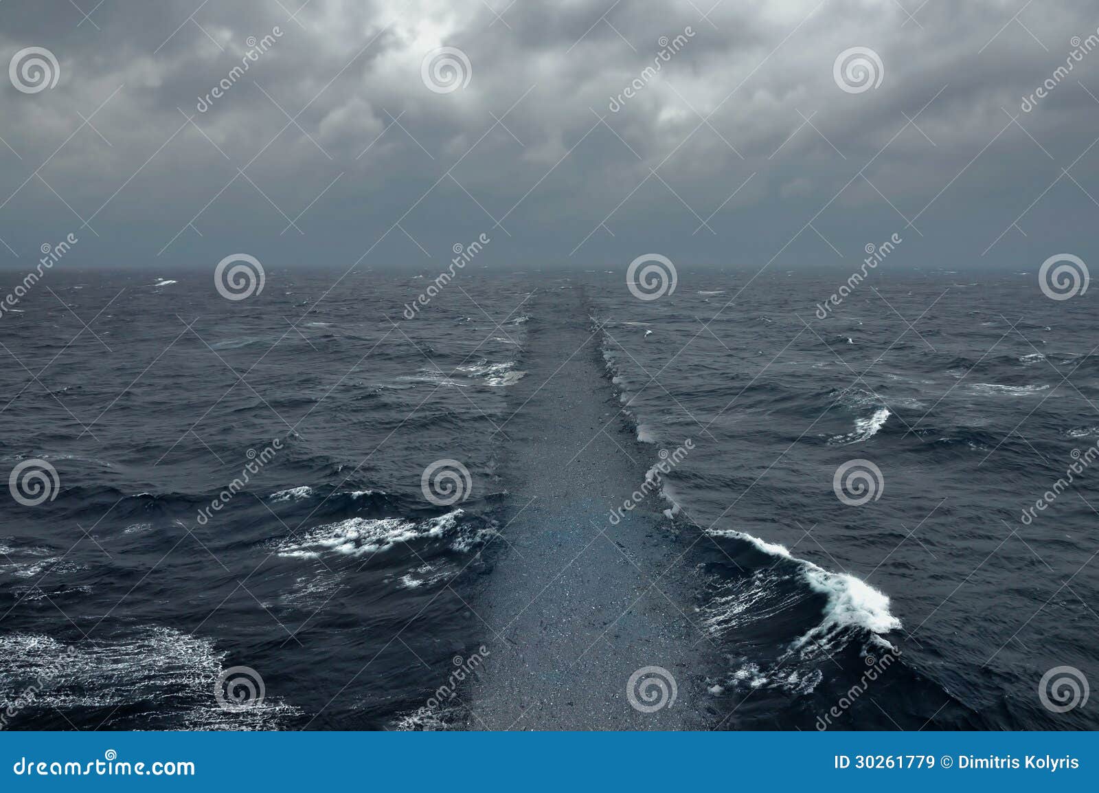 sea road ocean crossing