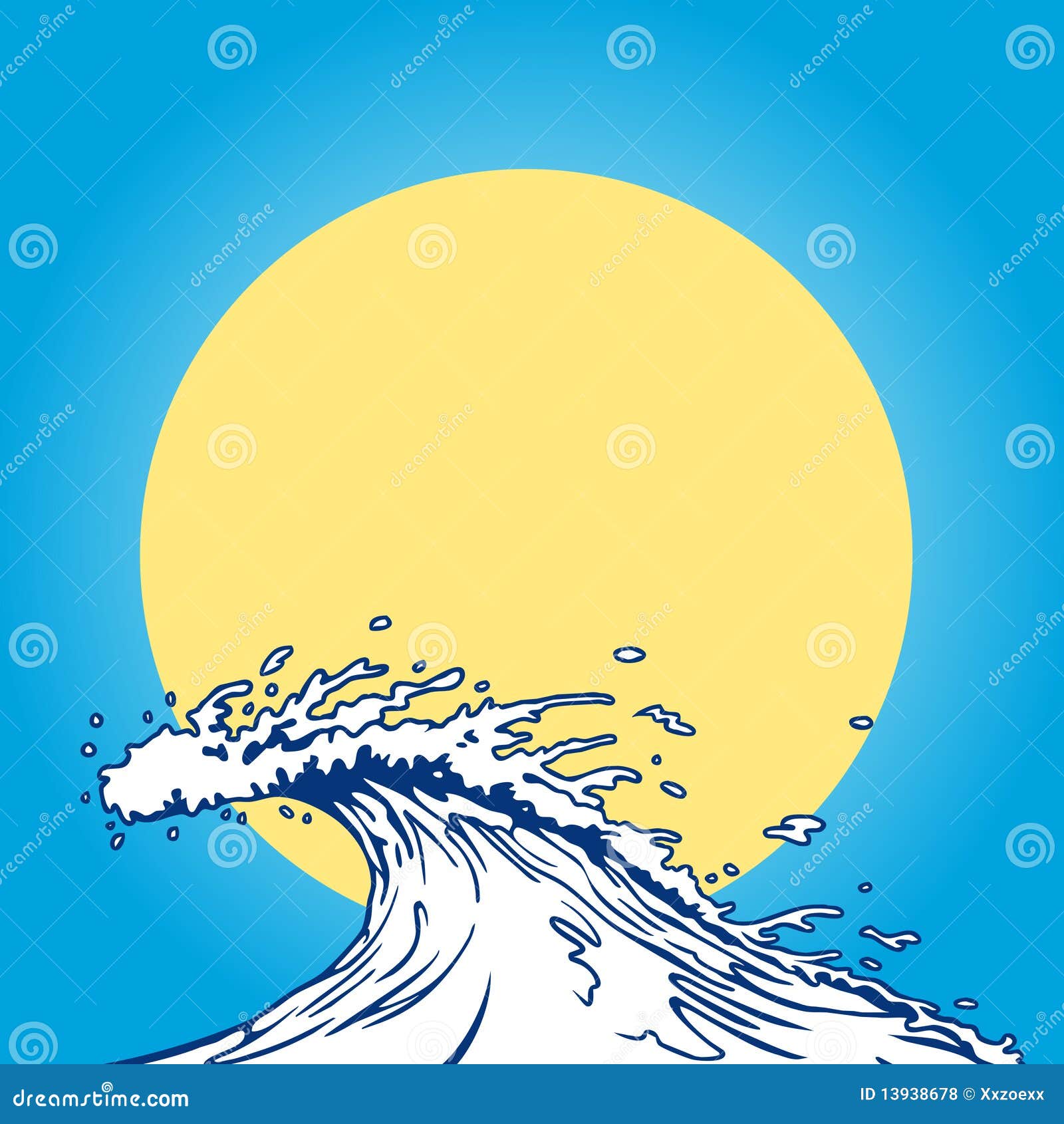 free clipart ocean waves cartoon - photo #21