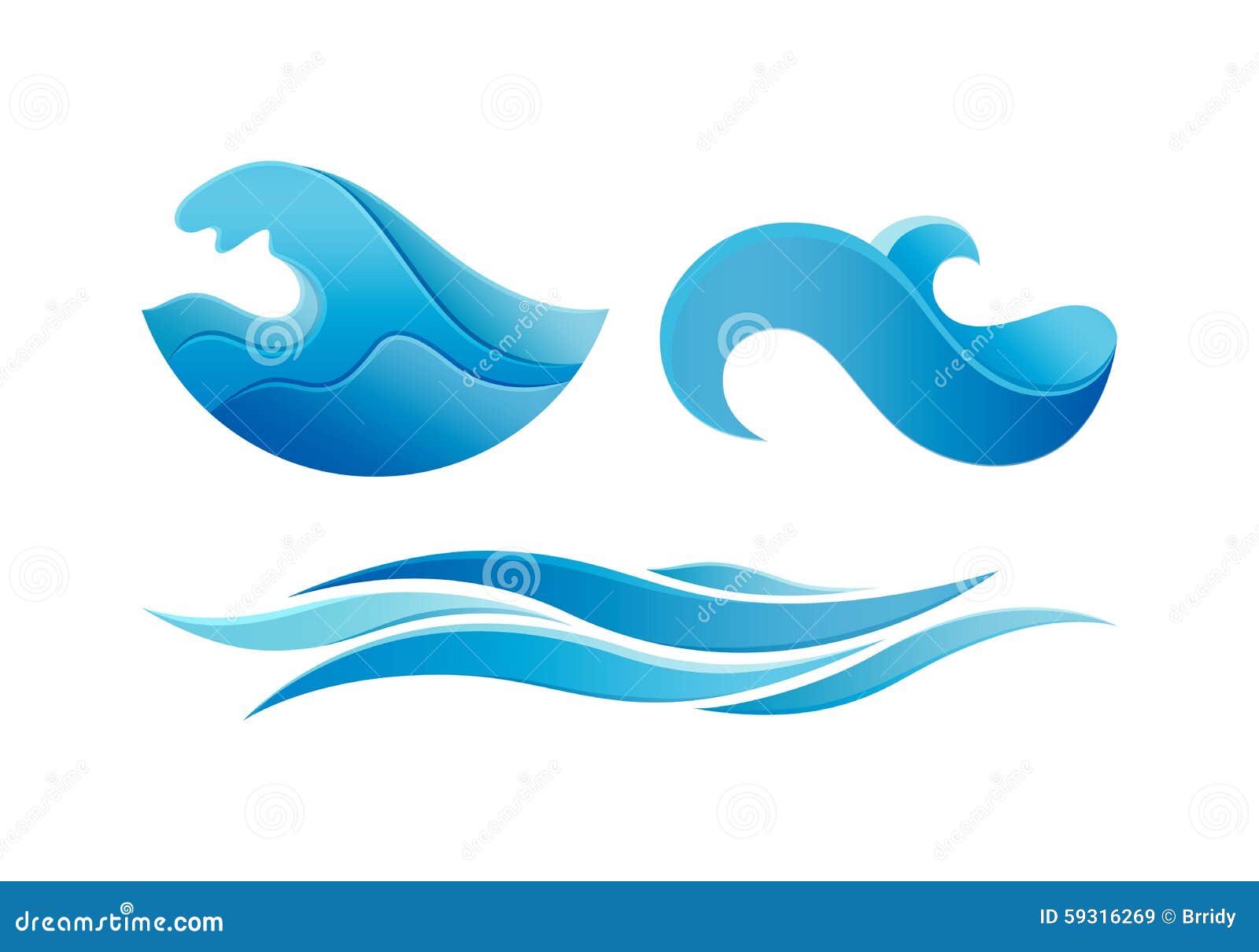 ocean wave logo 