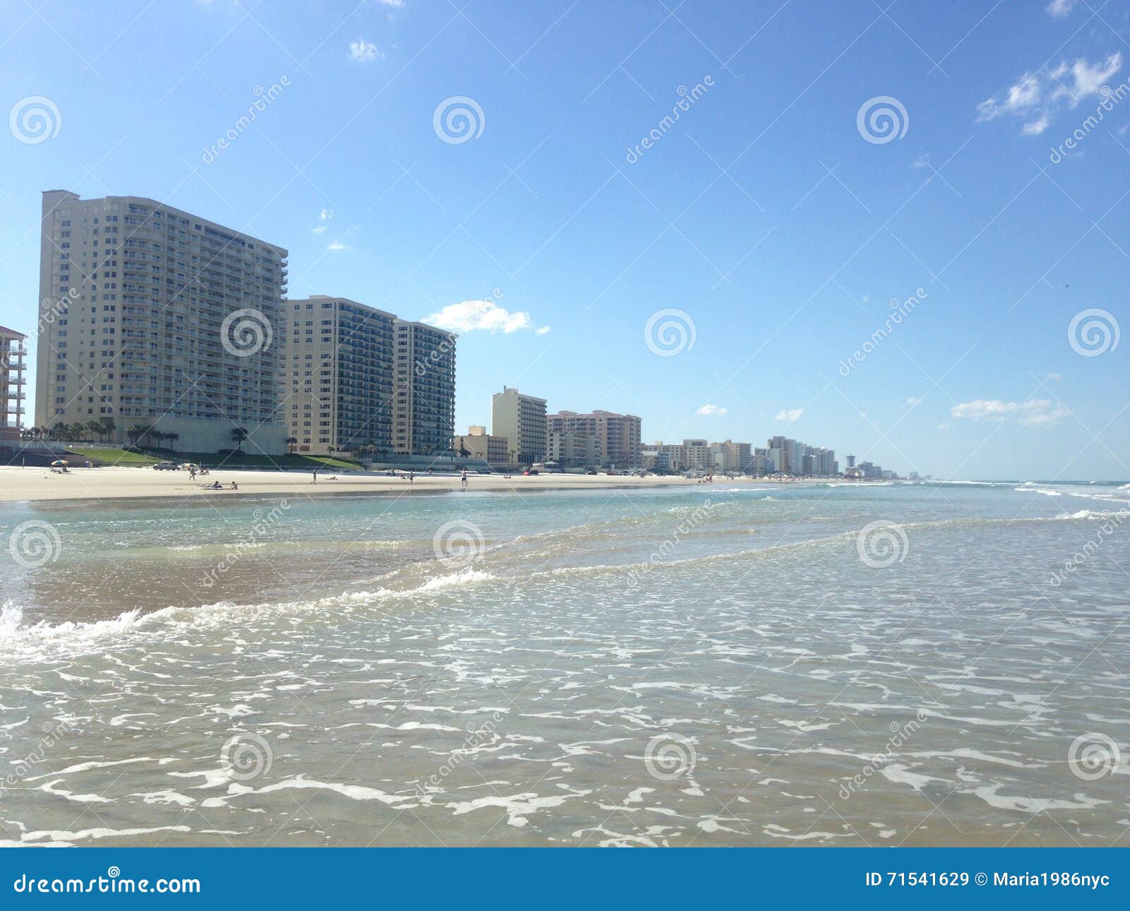 Ocean Waves at South Daytona Beach. Stock Image Image of daytona