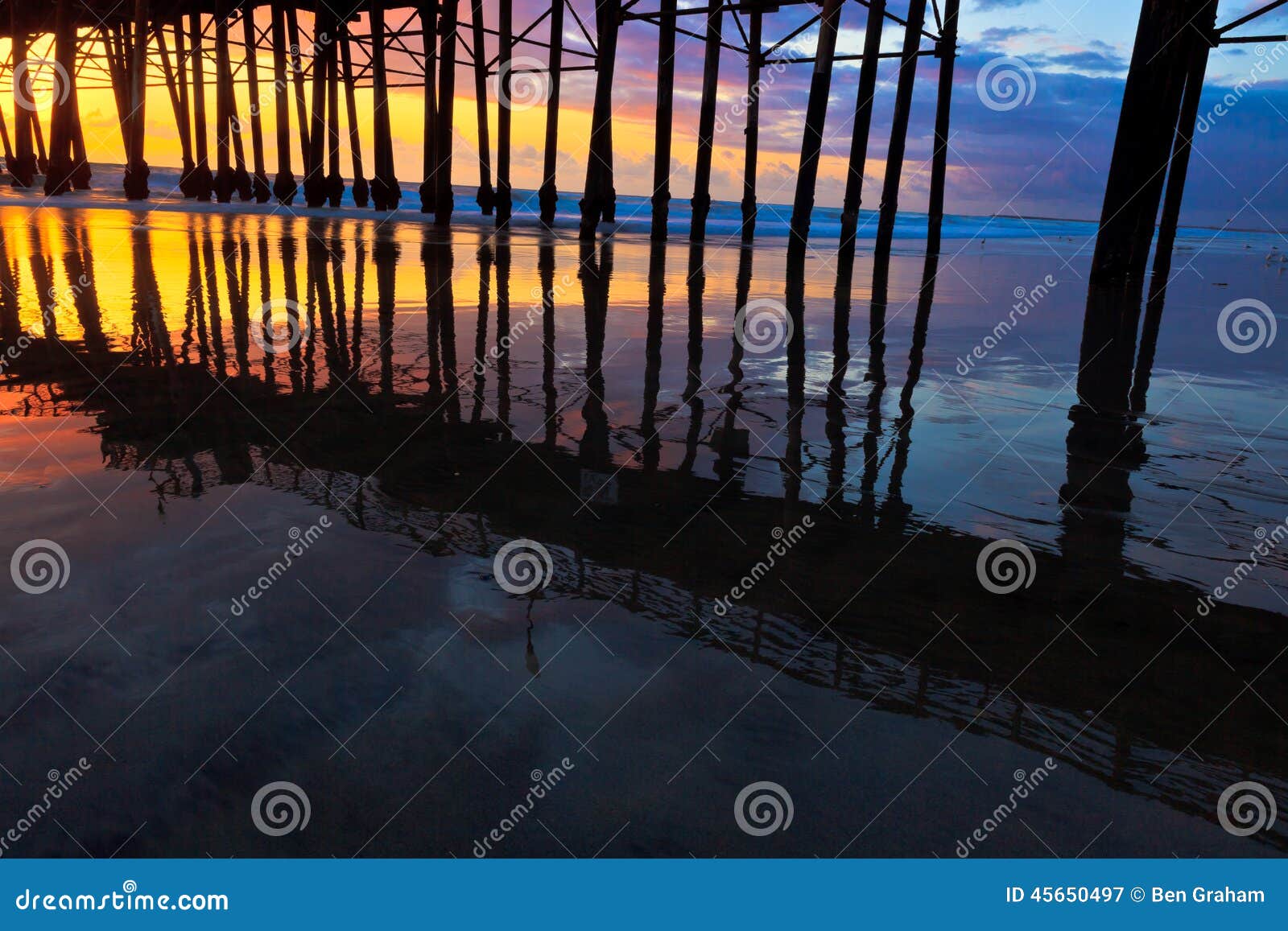 oceanside pier at sunset
