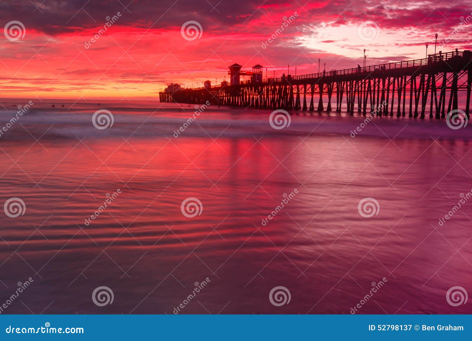 oceanside pier sunset