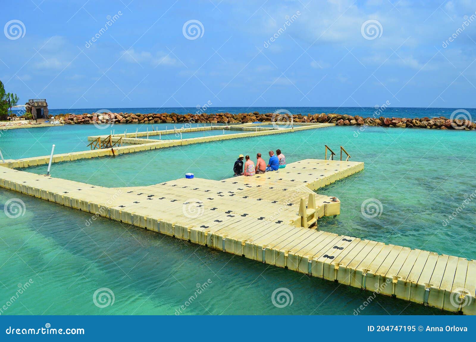 Ocho Rios在风景如画的海豚湾在牙买加编辑类图片 图片包括有美丽如画 放松 海豚 天空 Ocho Rios在风景如画的海豚湾在牙买加编辑类图片 图片包括有美丽如画 放松 海豚 天空