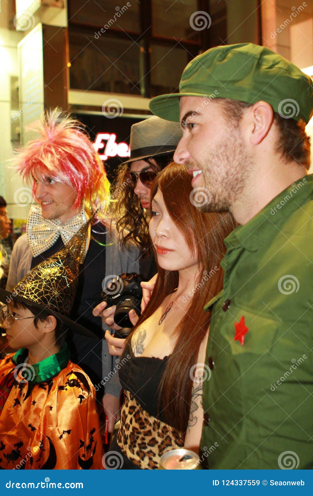 31 Oct 2010 , Halloween in Hong Kong Editorial Stock Image Image of