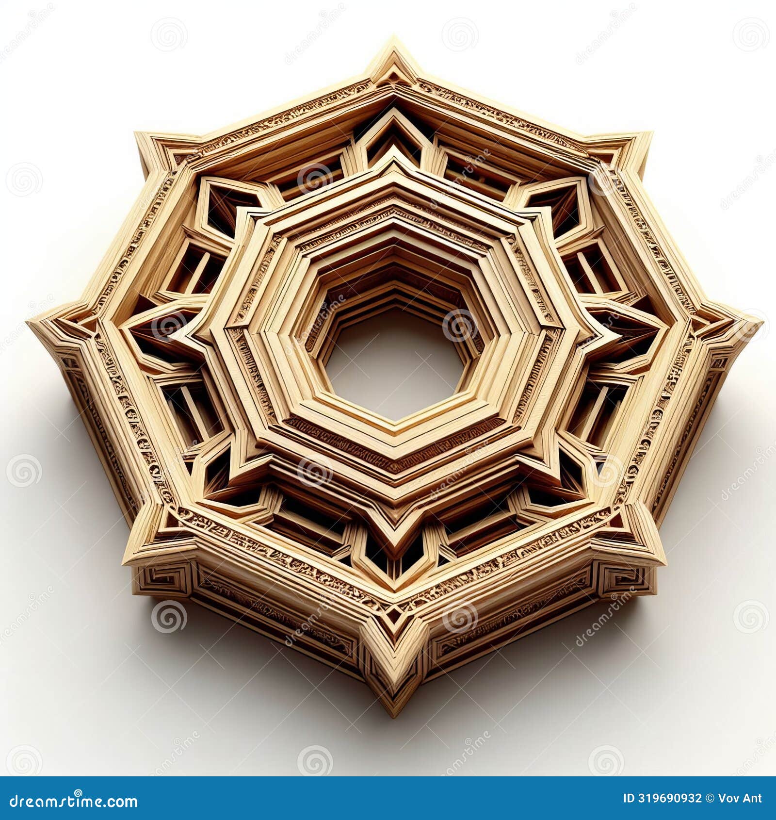 Octagon an Eight Sided Shape with Eight Angles and Sides, Isolt Stock