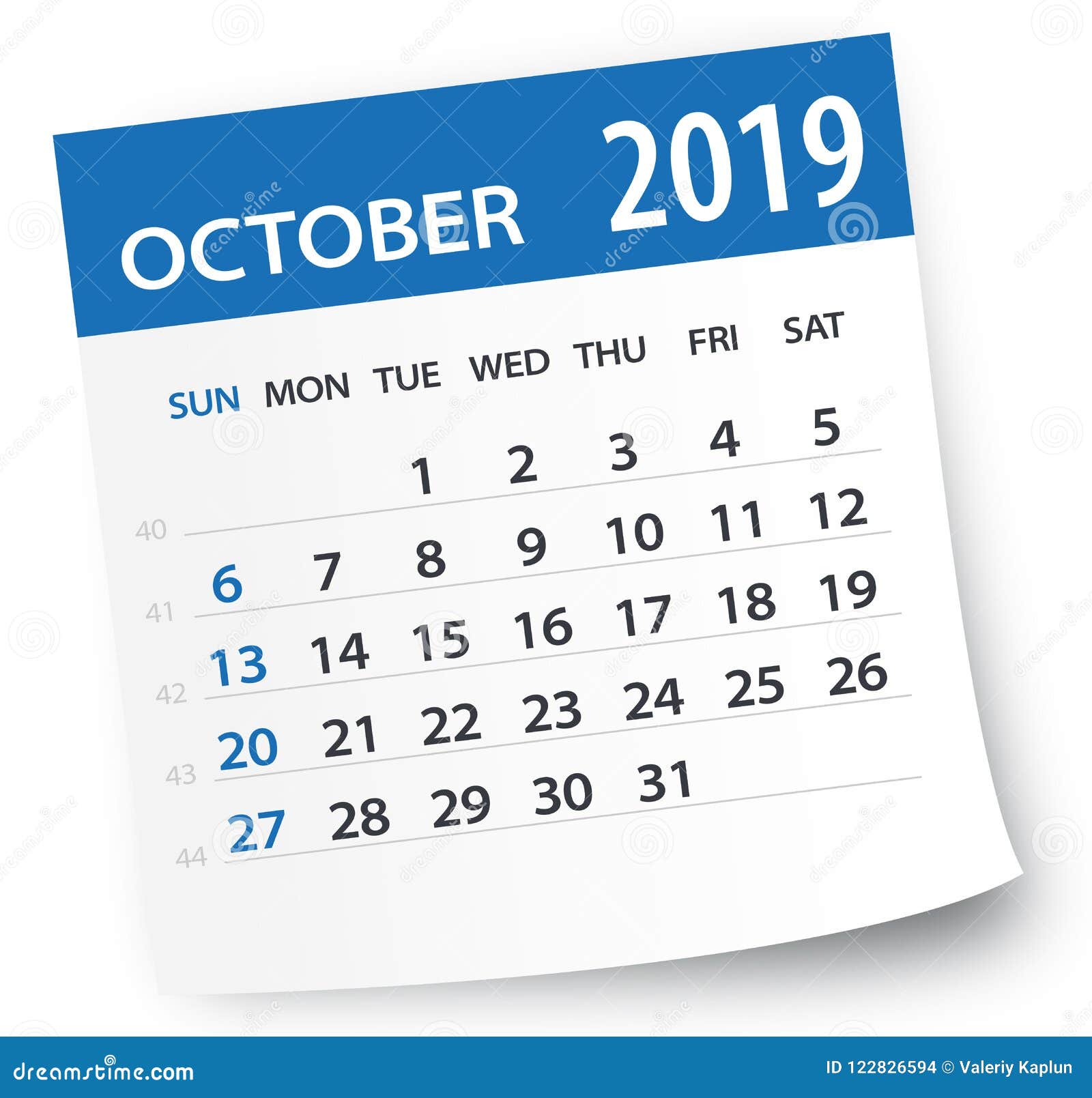 Image result for october 2019 calendar GRAPHICS