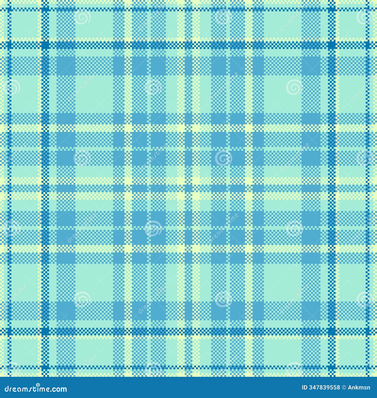 october plaid texture , majestic seamless pattern fabric. festival tartan background check textile in cyan and teal colors