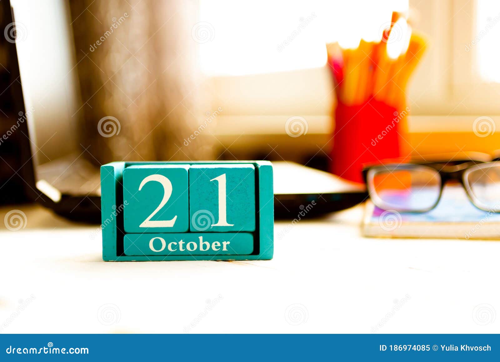 October 21st Day 21 Of Month Calendar On Human Resources Manager