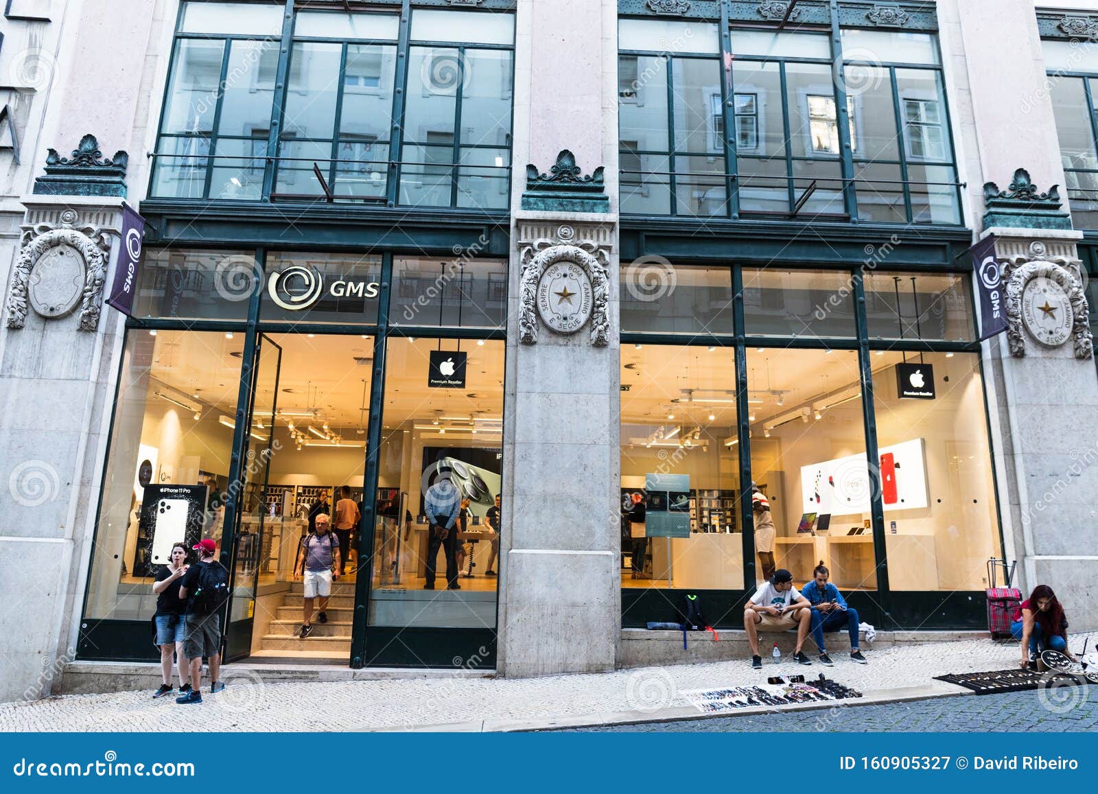 Lisbon, Portugal - the Apple Official Store in the Downtown Area of the